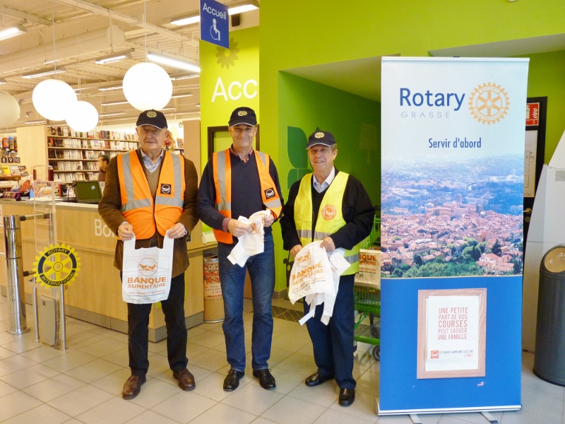 Collecte pour la Banque Alimentaire des Alpes-Maritimes